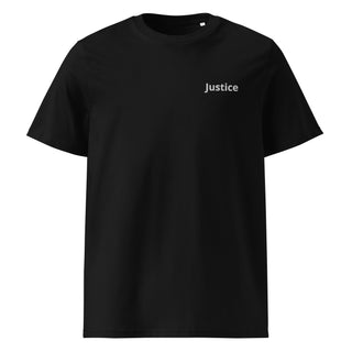Justice Unisex organic ribbed neck t-shirt - *This is not legal advice