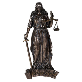 Lady Justice Justitia Wall Plaque - *This is not legal advice