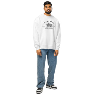Lawpards Unisex organic oversized sweatshirt - *This is not legal advice