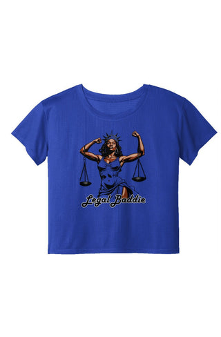 Legal Baddie Ladies Draft Crop Tee - *This is not legal advice
