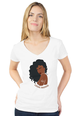 Legal Baddie v neck - *This is not legal advice