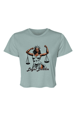 Legal Baddie Women’s Flowy Cropped Tee - *This is not legal advice