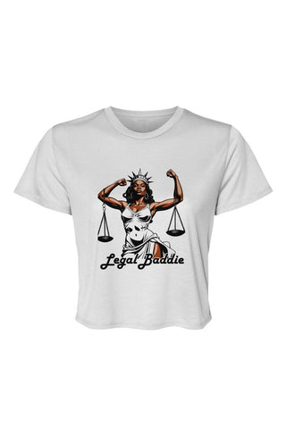 Legal Baddie Women’s Flowy Cropped Tee - *This is not legal advice