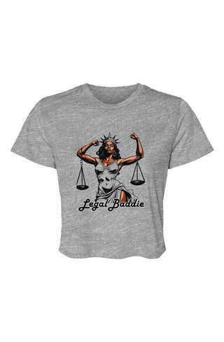 Legal Baddie Women’s Flowy Cropped Tee - *This is not legal advice