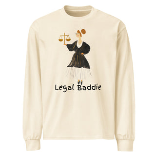 Legal BaddiePremium heavyweight long sleeve shirt - *This is not legal advice
