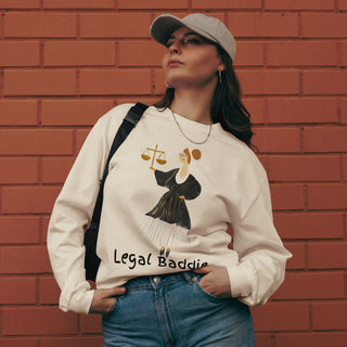Legal BaddiePremium heavyweight long sleeve shirt - *This is not legal advice