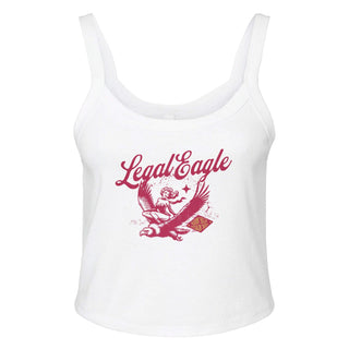 Legal Eagle Women's Micro Ribbed Scoop Tank - *This is not legal advice