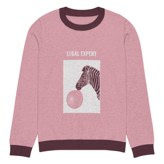 Legal Expert Knitted crew neck sweater - *This is not legal advice