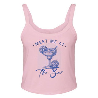 Meet me At the Bar Women's Micro Ribbed Scoop Tank - *This is not legal advice