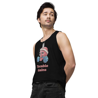 Taxable Gains Men’s premium tank top