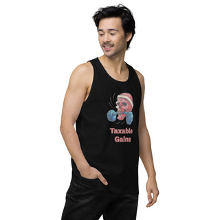 Taxable Gains Men’s premium tank top