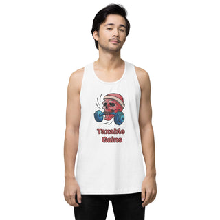 Taxable Gains Men’s premium tank top