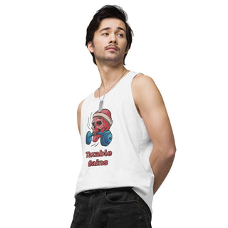 Taxable Gains Men’s premium tank top