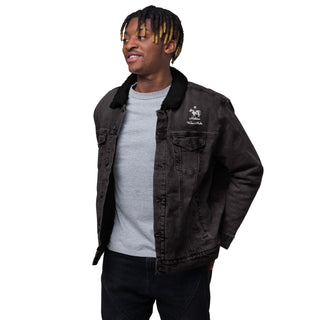 Mistakes Were Made Unisex denim sherpa jacket - *This is not legal advice