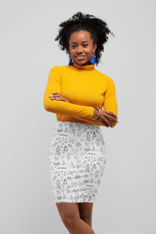 Courtroom Botanica Skirt