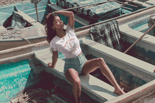 New York Racketeering Club Women’s Crop Tee - *This is not legal advice