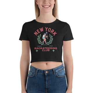 New York Racketeering Club Women’s Crop Tee - *This is not legal advice