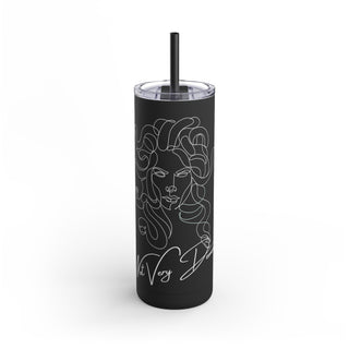 Not Very Demure Maars Maker Skinny Matte Tumbler, 20oz - *This is not legal advice