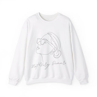 Not Very Demure Unisex Heavy Blend™ Crewneck Sweatshirt - *This is not legal advice