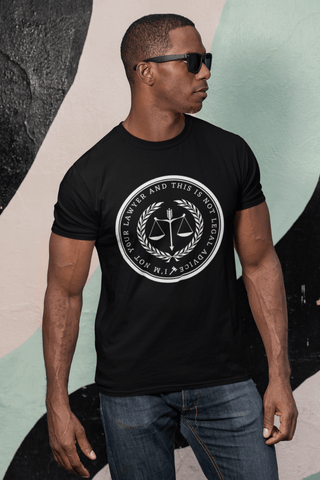 Not your lawyer Big and Tall Tee - *This is not legal advice