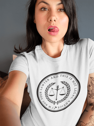 Not Your Lawyer Womens Poly - Rich T-Shirt - *This is not legal advice
