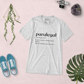 Paralegal Definition Short sleeve t-shirt - *This is not legal advice
