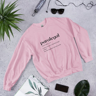 Paralegal Definition Unisex Sweatshirt - *This is not legal advice