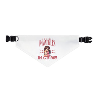 "Pawtners in Crime" Pet Bandana Collar - *This is not legal advice