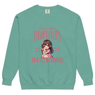Pawtners in Crime Unisex garment - dyed sweatshirt - *This is not legal advice