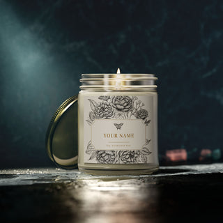 Personalized Scented Coconut Apricot Candles (4oz, 9oz) - *This is not legal advice