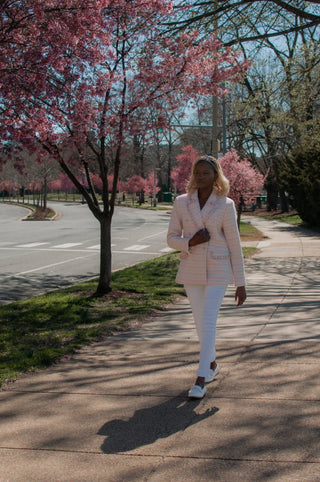 Pink Tweed Blazer - *This is not legal advice