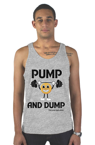 Pump and Dump mens tank top - *This is not legal advice