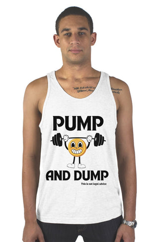 Pump and Dump mens tank top - *This is not legal advice