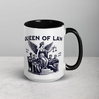 Queen of Law Mug with Color Inside - *This is not legal advice