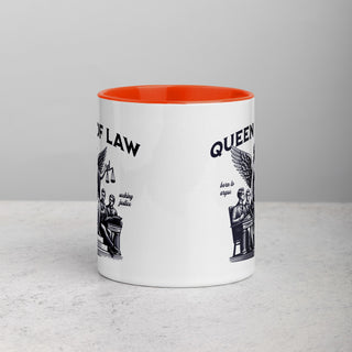 Queen of Law Mug with Color Inside - *This is not legal advice