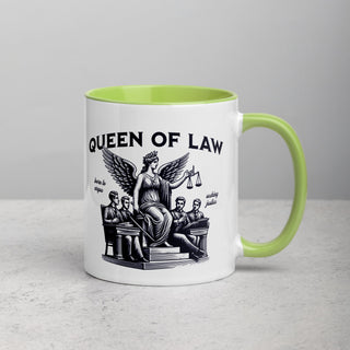 Queen of Law Mug with Color Inside - *This is not legal advice