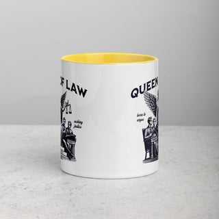 Queen of Law Mug with Color Inside - *This is not legal advice