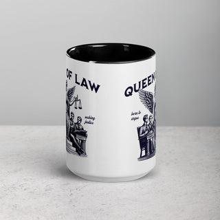 Queen of Law Mug with Color Inside - *This is not legal advice