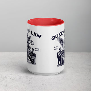 Queen of Law Mug with Color Inside - *This is not legal advice
