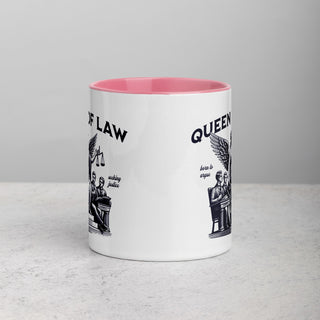 Queen of Law Mug with Color Inside - *This is not legal advice