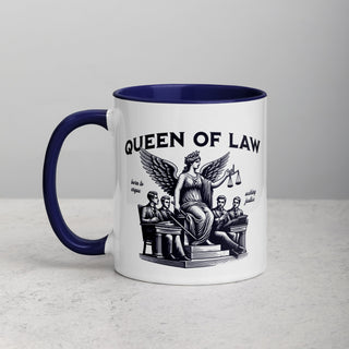 Queen of Law Mug with Color Inside - *This is not legal advice