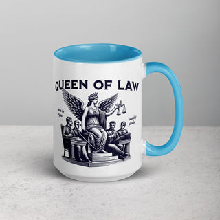Queen of Law Mug with Color Inside - *This is not legal advice