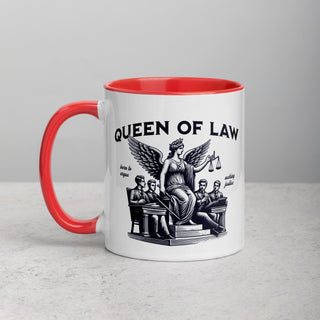 Queen of Law Mug with Color Inside - *This is not legal advice