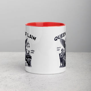 Queen of Law Mug with Color Inside - *This is not legal advice