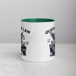 Queen of Law Mug with Color Inside - *This is not legal advice
