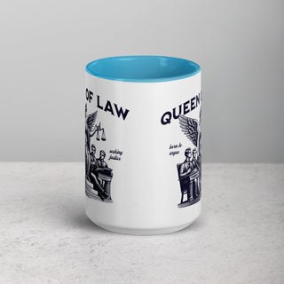 Queen of Law Mug with Color Inside - *This is not legal advice