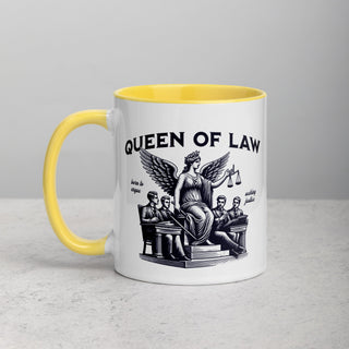 Queen of Law Mug with Color Inside - *This is not legal advice