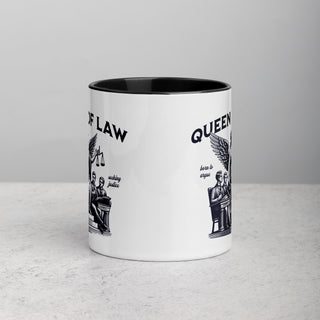 Queen of Law Mug with Color Inside - *This is not legal advice