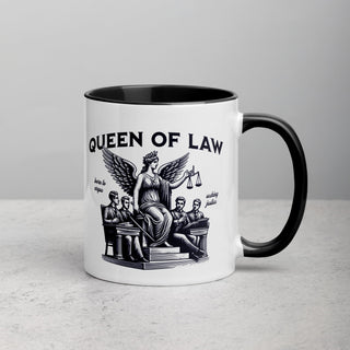 Queen of Law Mug with Color Inside - *This is not legal advice