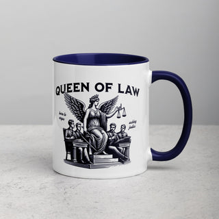 Queen of Law Mug with Color Inside - *This is not legal advice